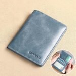 Men's Brown RFID Blocking Leather Bifold Wallet with ID - Image 18