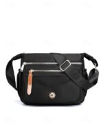 Women's Nylon Crossbody Bag with Multiple Pockets, - Image 16