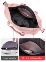 Multicolor Travel Duffel Bags for Men and Women with Separate - Image 8