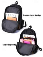 Boys 3-piece Cool Dog Headphones Printed Backpack Set - Stylish - Image 7