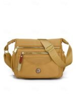 Women's Nylon Crossbody Bag with Multiple Pockets, - Image 12