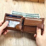 4Pcs Genuine leather wallet top layer cowhide coin purse multi card - Image 6