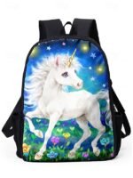 Girls'3-Piece Unicorn Backpack Set with Lunch Bag and - Image 17
