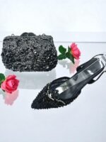 Elegant Pearl Handle Floral Clutch Bag for Women - Image 11