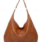Women's Large Hobo Shoulder Bag – Soft PU Leather Slouchy