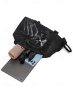 Men's Gothic Skull Crossbody Bag – Multi-Pocket Large - Image 8