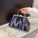 Elegant Pearl Handle Floral Clutch Bag for Women - Image 20
