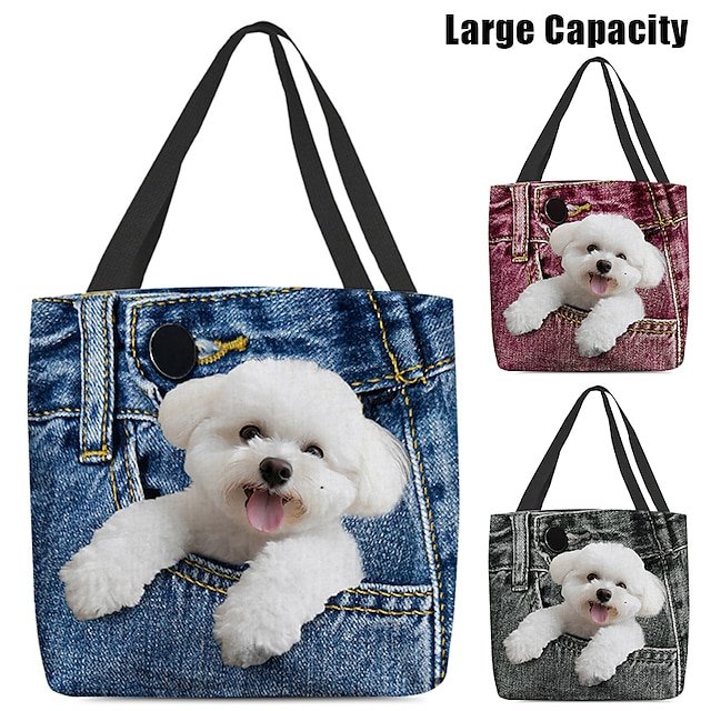 gzzduo1701942389863 Women's Tote Shoulder Bag Canvas Tote Bag Polyester - Image 1