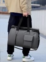 Men's Waterproof Polyester Duffel Bag – Multi-functional - Image 3