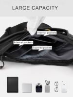 Waterproof Anti-Theft Sling Bag for Men – Minimalist Crossbody - Image 6