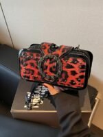 Women's Large Capacity Faux Leather Crossbody Bag with - Image 16