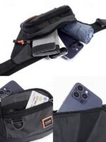 Men's Water-Resistant Crossbody Sling Bag, Multi-Way Wear - Image 8