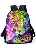Kids 3-piece colorful cat backpack set (with insulated lunch bag - Image 18