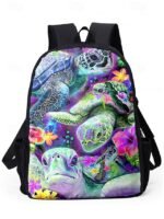 Kids 3-piece colorful cat backpack set (with insulated lunch bag - Image 15