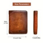 Women's RFID Blocking Faux Leather Wallet – Large - Image 26