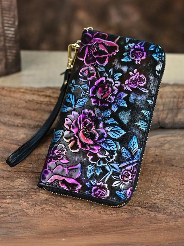 rdkvsz1763707026362 Women's Genuine Leather Wallet – Large Capacity with - Image 1