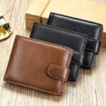 4Pcs Genuine leather wallet top layer cowhide coin purse multi card - Image 4