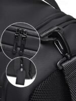 Waterproof Travel Duffel Bag with Shoe Compartment – Large - Image 7