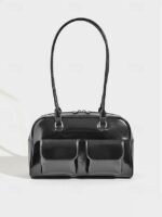 Women's Large Capacity Faux Leather Handbag, Multiple - Image 5