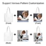 Men's Women's Kid's Tote Shoulder Bag Canvas Tote - Image 6