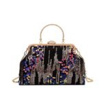 Elegant Pearl Handle Floral Clutch Bag for Women - Image 6