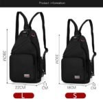 Women's and Men's Sling Crossbody Backpack with - Image 6