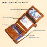 Women's RFID Blocking Faux Leather Wallet – Large - Image 22
