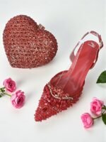 Elegant Pearl Handle Floral Clutch Bag for Women - Image 7
