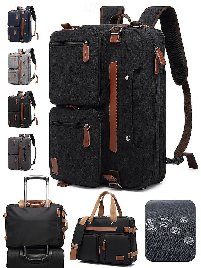 ydpibl1751536332920 Men's Waterproof Multi-Function Laptop Backpack - Vintage - Image 1