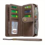 Women's RFID Blocking Faux Leather Wallet – Large - Image 14