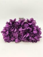 Elegant Pearl Handle Floral Clutch Bag for Women - Image 15