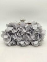 Elegant Pearl Handle Floral Clutch Bag for Women - Image 19