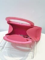 Women's Satin Evening Handbag with Rhinestone Circular - Image 8