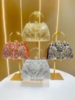15Pcs Women's Sequin Beaded Evening Clutch Bag, Polyester Luxury - Image 11
