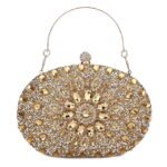 Elegant Pearl Handle Floral Clutch Bag for Women - Image 14