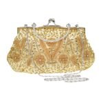 2Pcs Elegant Pearl Handle Floral Clutch Bag for Women - Image 20