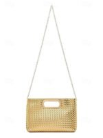 Women's Faux Leather Handbag with Chain Strap, Available in - Image 4