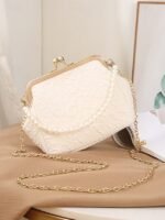 Women's Pearl Handle Vintage Clutch Purse – Elegant - Image 15