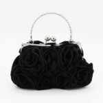 18Pcs Elegant Red Floral Evening Clutch Bag – Vintage Rose Design - Image 11