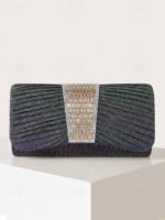 Elegant Pearl Handle Floral Clutch Bag for Women - Image 15
