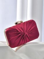 Elegant Pearl Handle Floral Clutch Bag for Women - Image 8