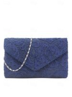 Elegant Pearl Handle Floral Clutch Bag for Women - Image 12