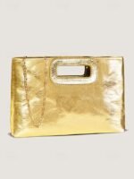 Women's Faux Leather Handbag with Chain Strap, Available in - Image 19