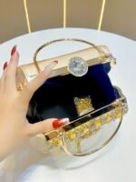 15Pcs Women's Sequin Beaded Evening Clutch Bag, Polyester Luxury - Image 6