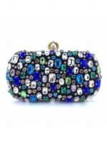 Elegant Pearl Handle Floral Clutch Bag for Women - Image 15