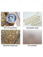 15Pcs Women's Sequin Beaded Evening Clutch Bag, Polyester Luxury - Image 9
