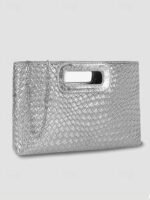 Women's Faux Leather Handbag with Chain Strap, Available in - Image 18