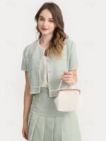 Women's Pearl Handle Vintage Clutch Purse – Elegant - Image 2