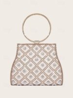 Women's Rhinestone Embellished Evening Clutch Bag – - Image 4