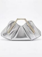 2Pcs Elegant Pearl Handle Floral Clutch Bag for Women - Image 17